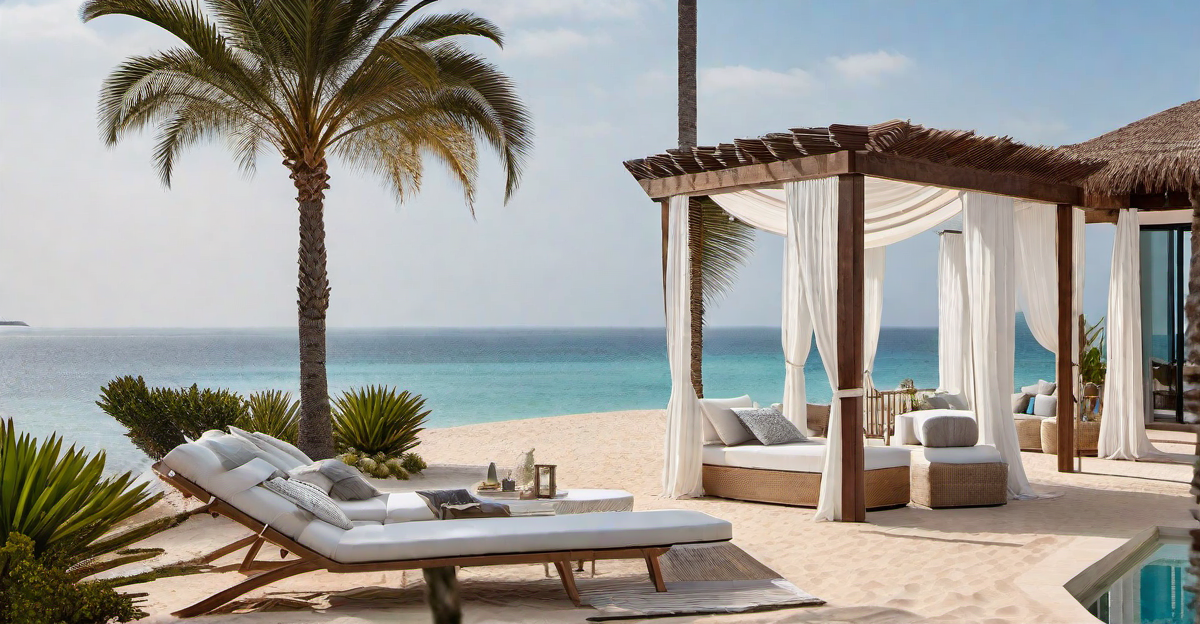 Relaxation Spaces: Hammocks and Beachside Lounge Areas
