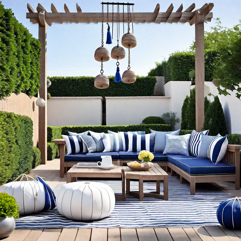 Seaside Escape: Nautical Theme Patio Decor