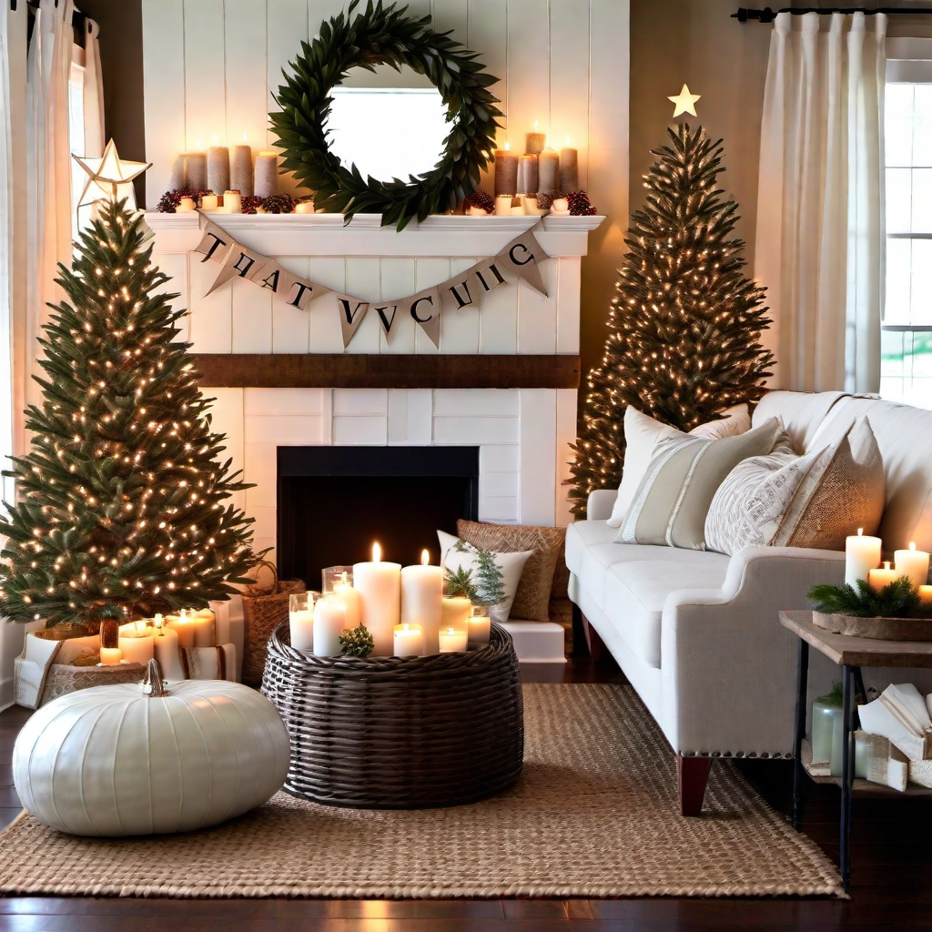 Candlelit Evenings: Cottage Christmas Ambiance