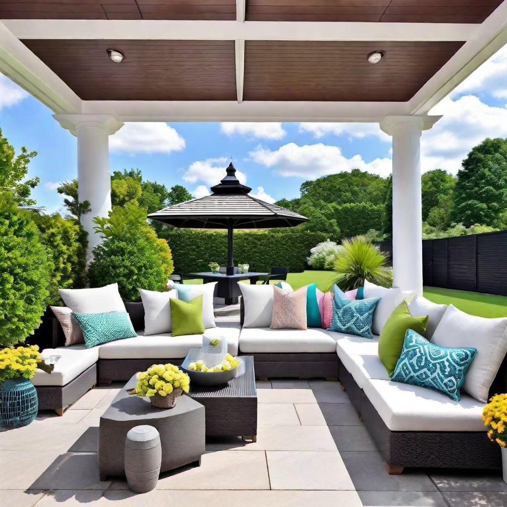 Whimsical Wonderland: Patio Design with Unique Sculptures