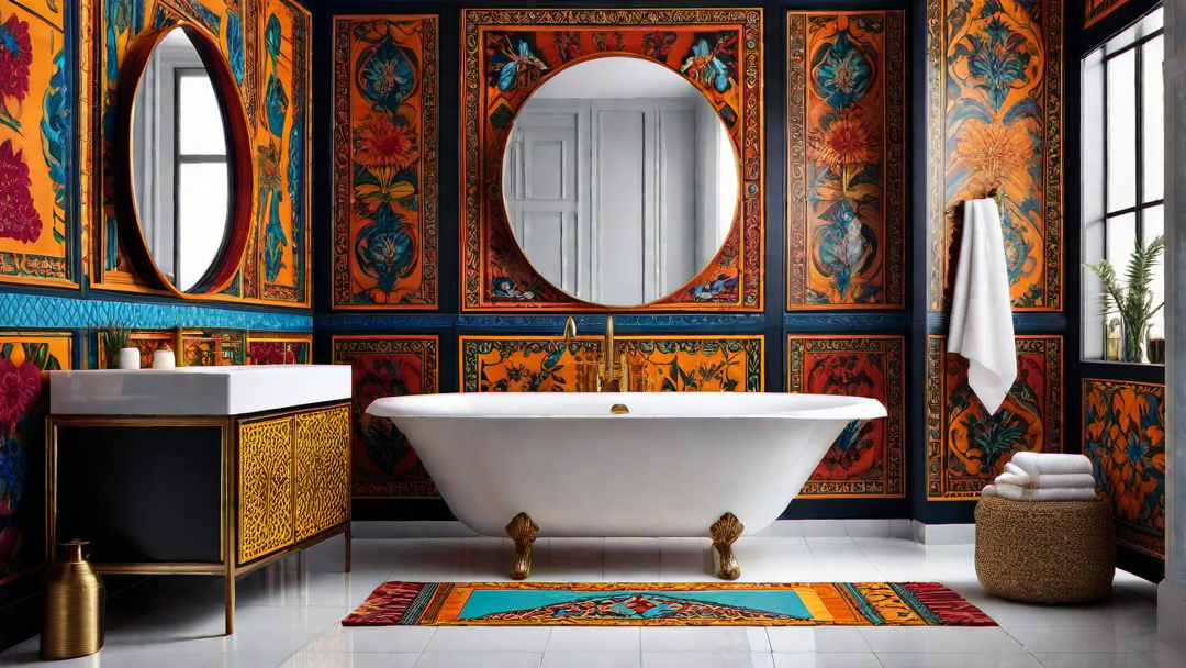 Ethnic Inspirations: Infusing Cultural Bright Colors into Your Bathroom