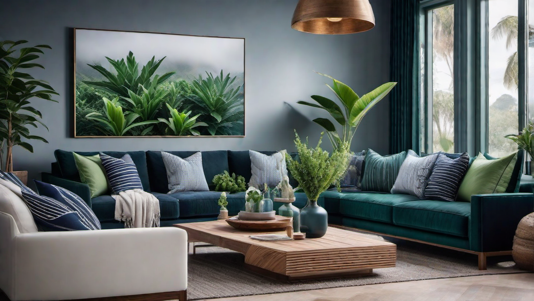 Nautical Themes: Navy Blue and Green Decor