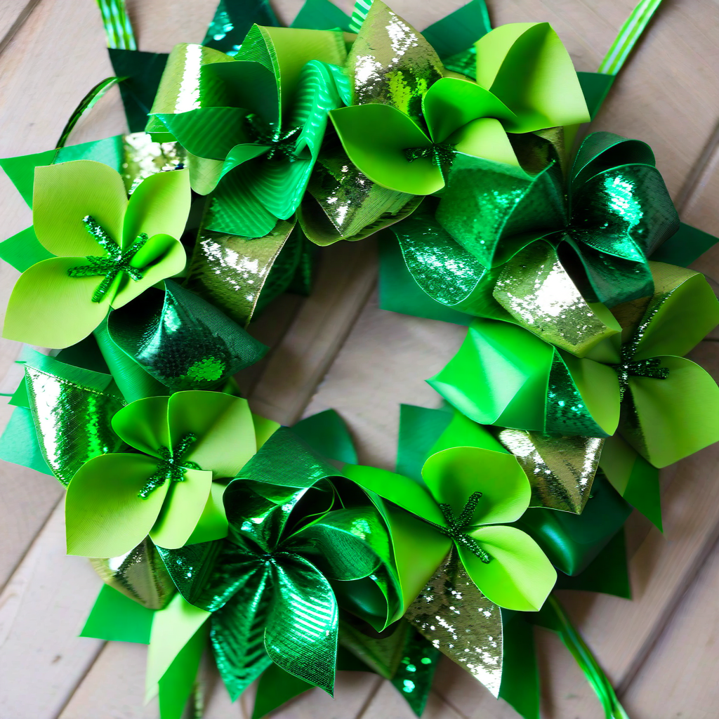 Shiny Shamrocks: Sparkling Elements for St. Patrick
