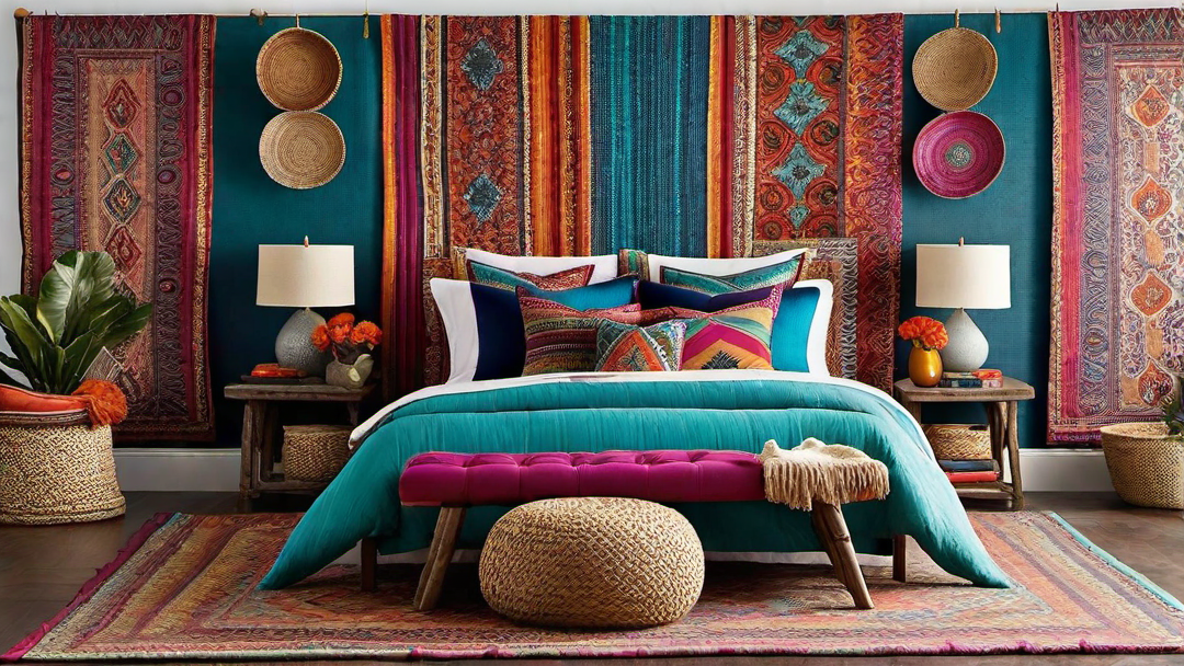 20. Bright Boho: Infusing Bohemian Flair with a Spectrum of Colors