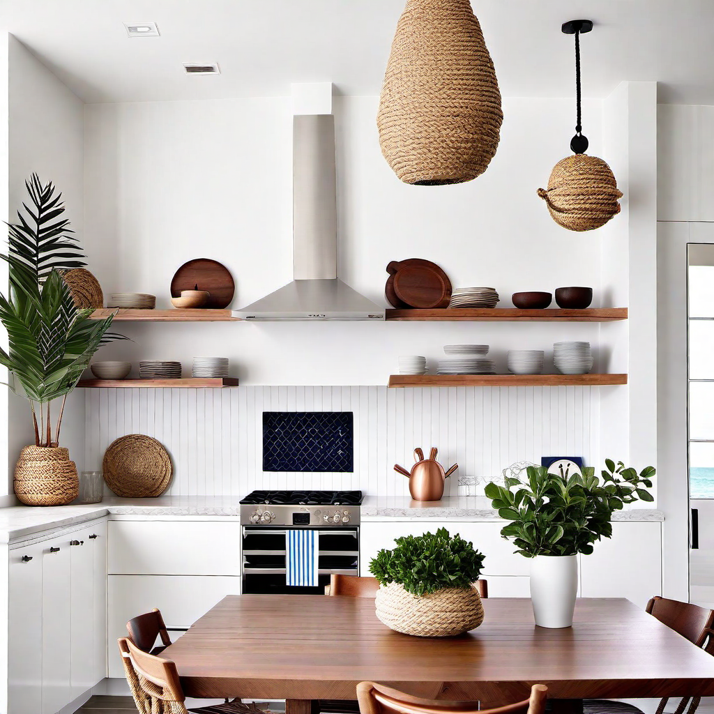 Decked-Out Dock: Marina-inspired Accents in Coastal Kitchen