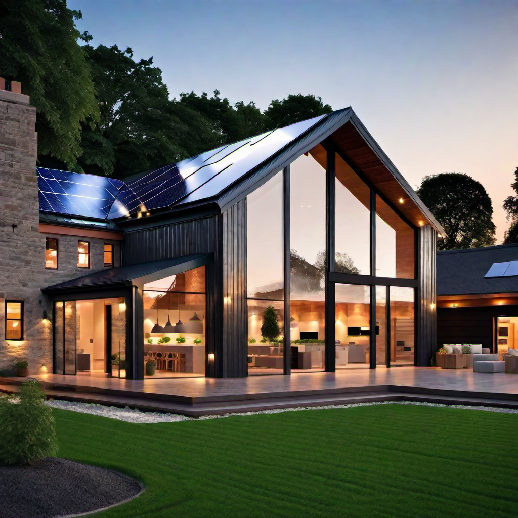 Sustainable Living: Green Features in Modern Barn Houses