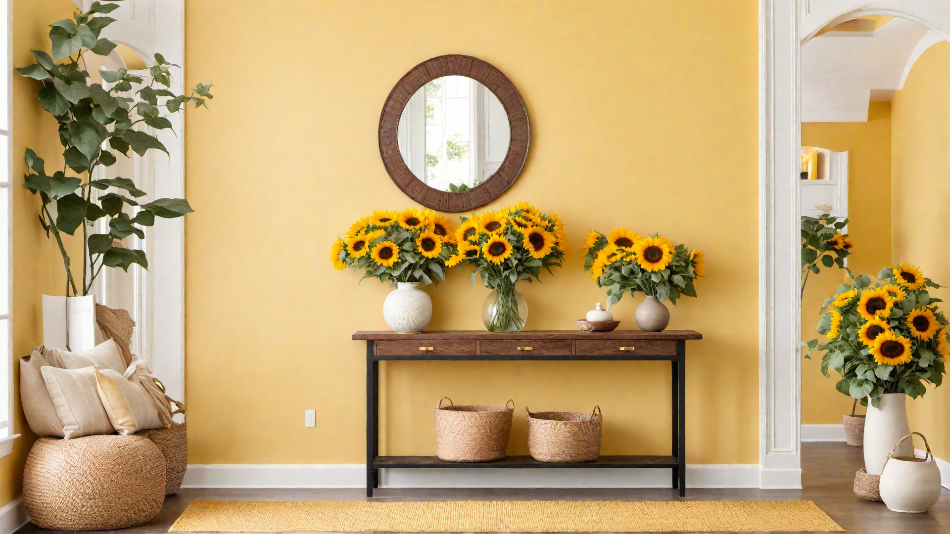 Warming Welcomes: Yellow Entryway Decor