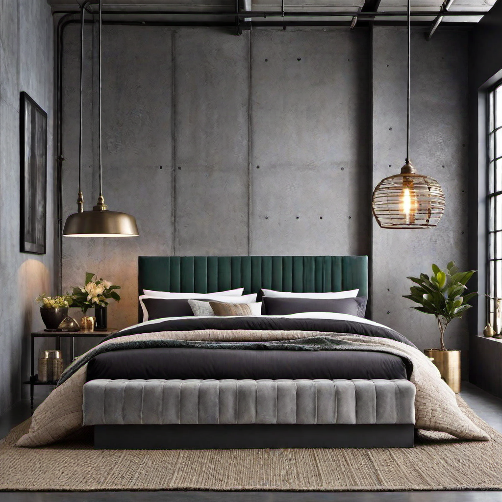 Industrial Textures: Rough Metal and Soft Fabric