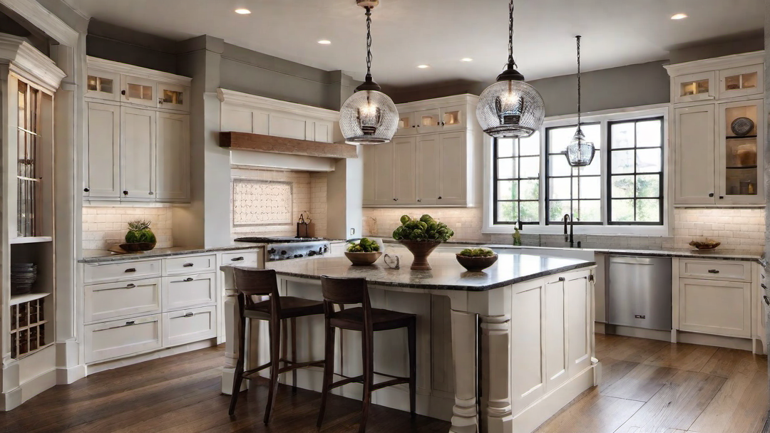Natural Elements: Traditional Kitchen with Stone Accents