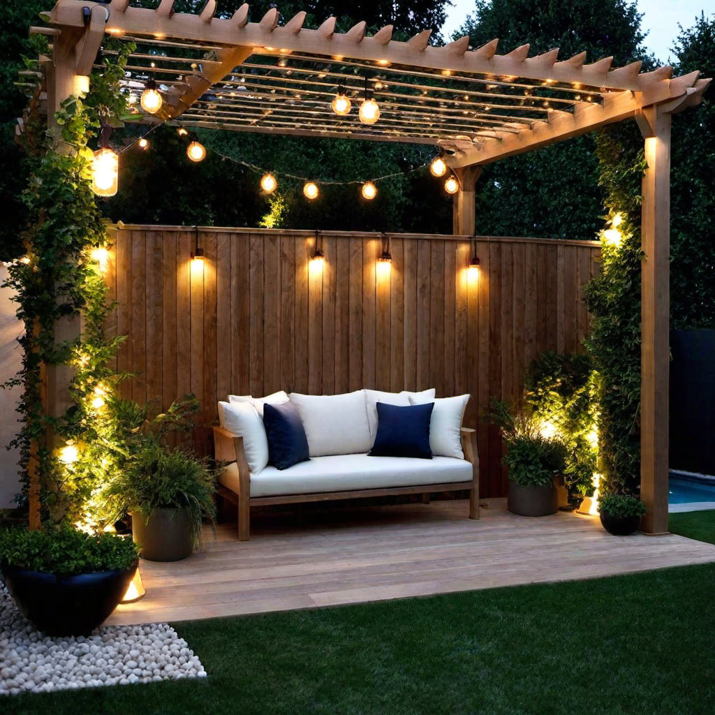 Parallel Lines: Linear Modern Pergola for Architectural Interest