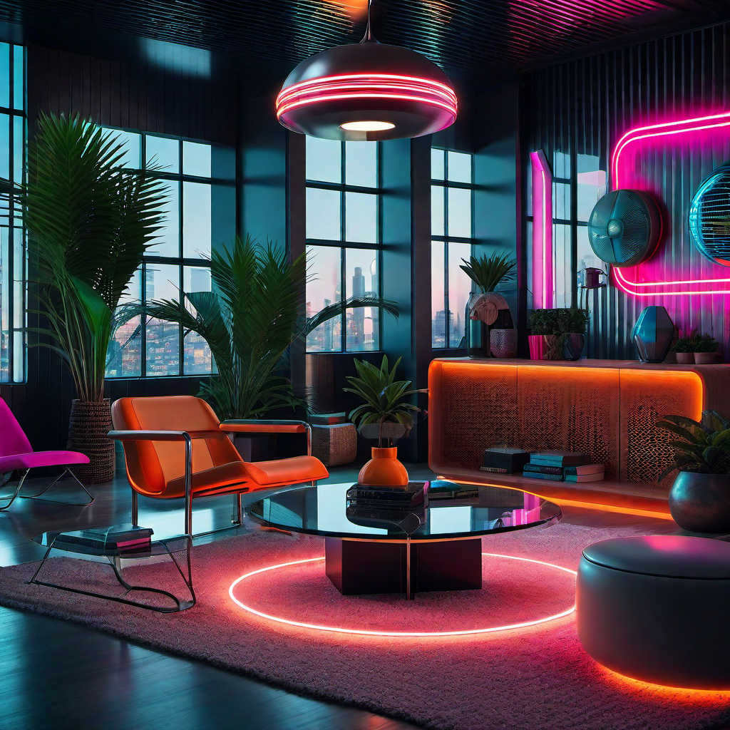 Retro Futurism: Blending Past and Future in 80s Interiors