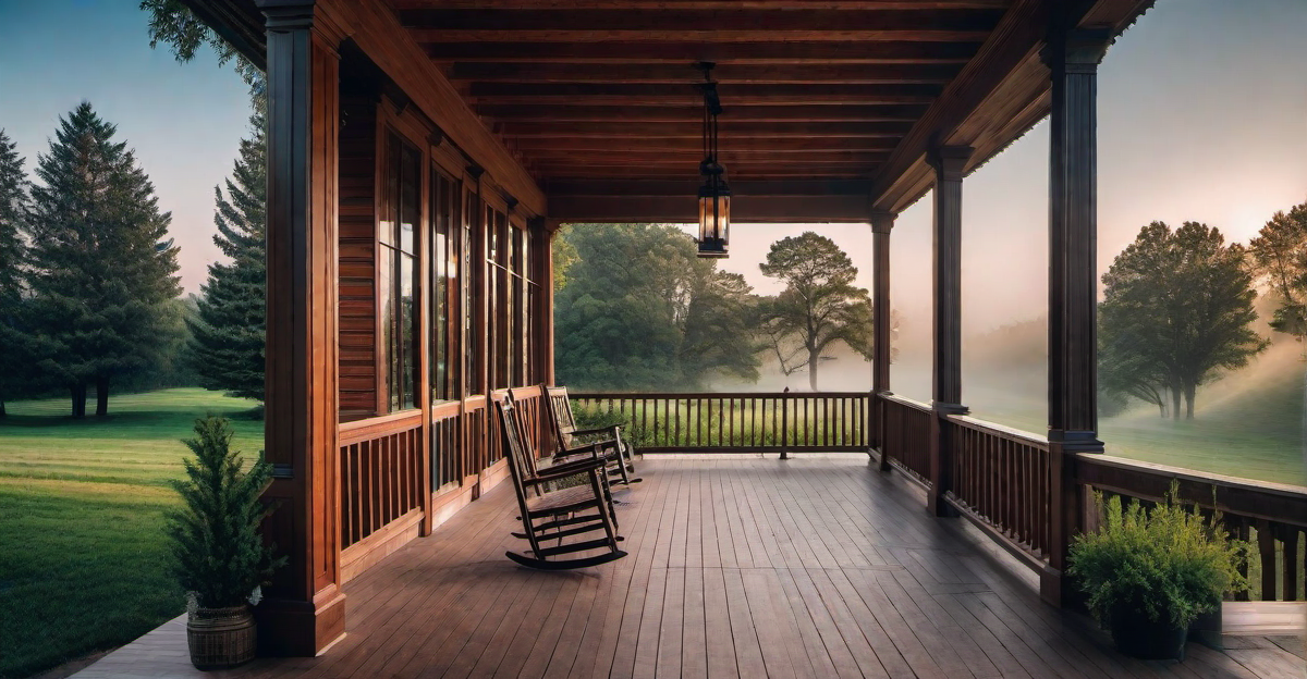 Breathtaking Views: Panoramic Scenery from the Front Porch