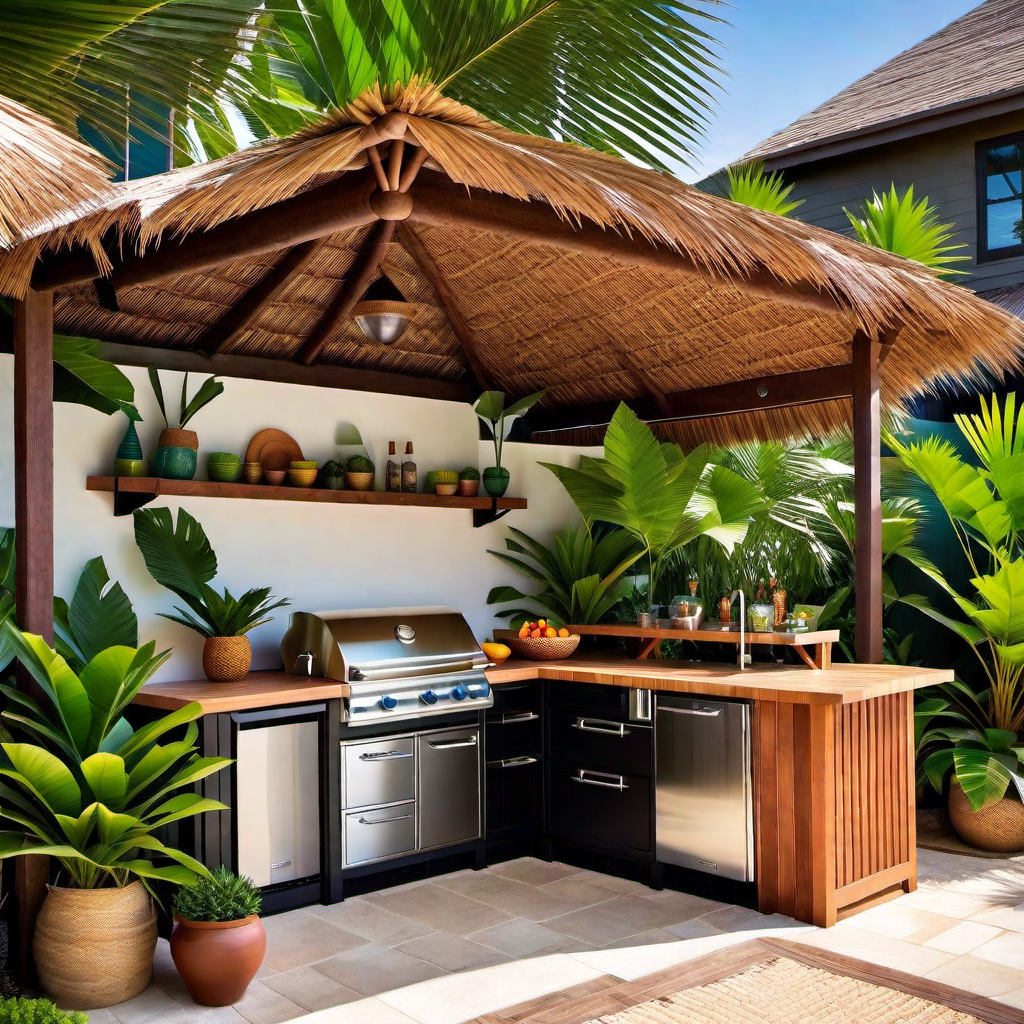 Tropical Outdoor Kitchen Themes: Embracing Island Vibes in Design