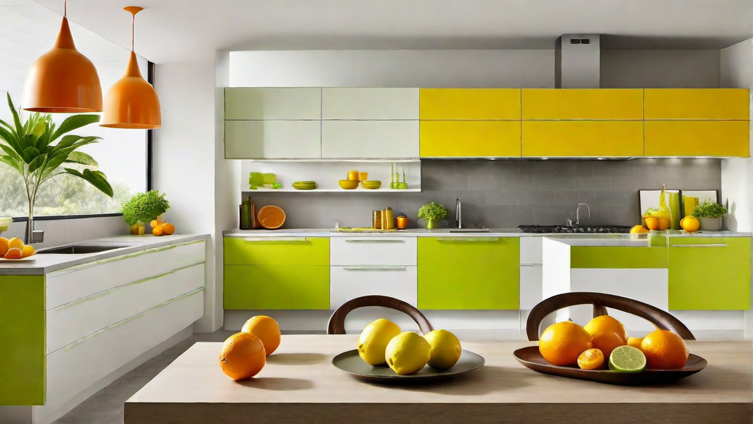 Citrus Burst: Energetic and Citrus Inspired Kitchen