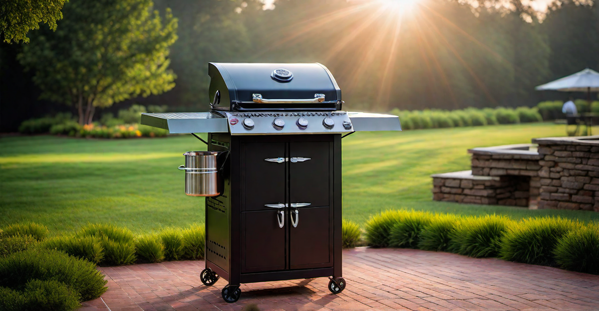 20. DIY BBQ Grill Pit with Customizable Heat Zones