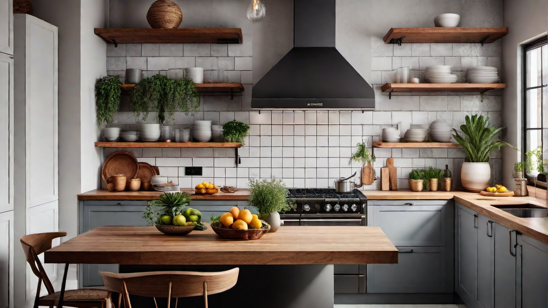 Bohemian Vibes: Eclectic Elements in a Modern Kitchen