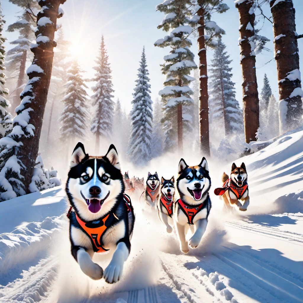 Husky Competitions: Racing and Sledding Events