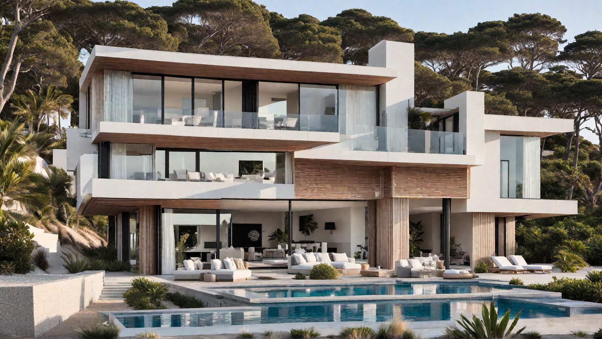 Contemporary Beach House: Clean Lines and Neutral Tones