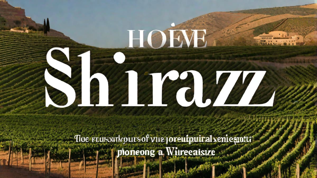 How Do You Pronounce Shiraz