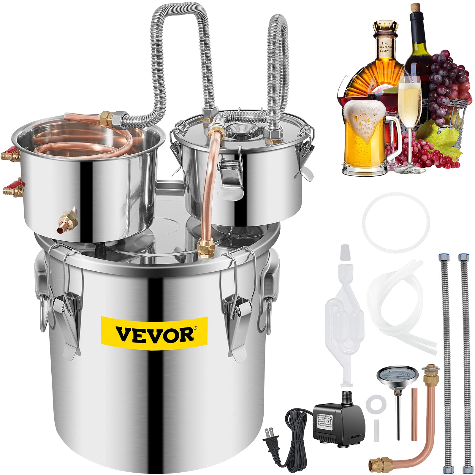 VEVOR Alcohol Still 5 Gal