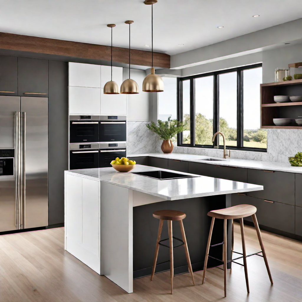 Minimalist Kitchen Island: Maximizing Functionality in a Minimal Space