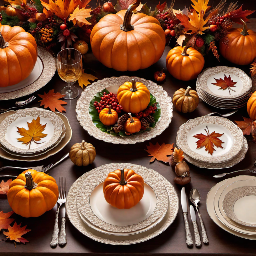 Festive Dinnerware: Selecting Thanksgiving Plates and Cutlery