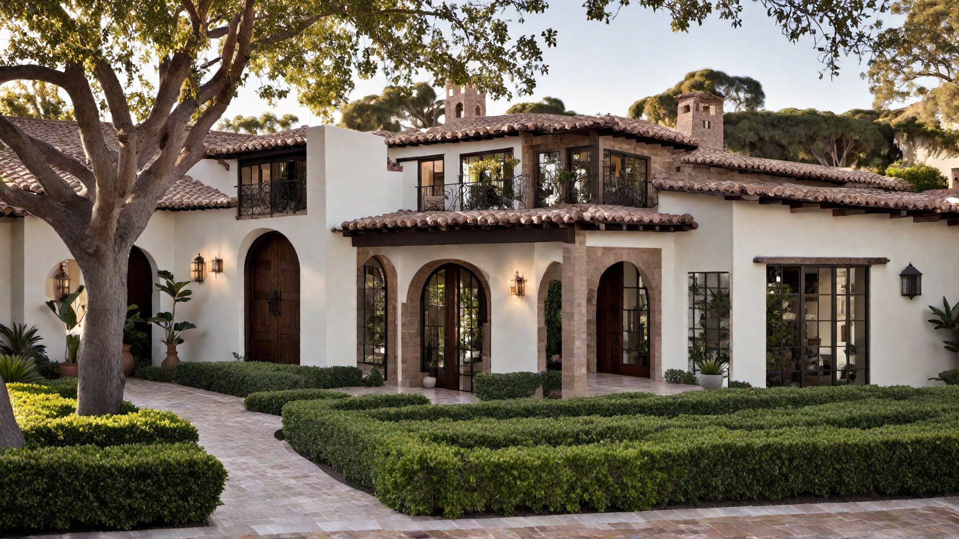 Side Courtyards: Hidden Retreats within the Property