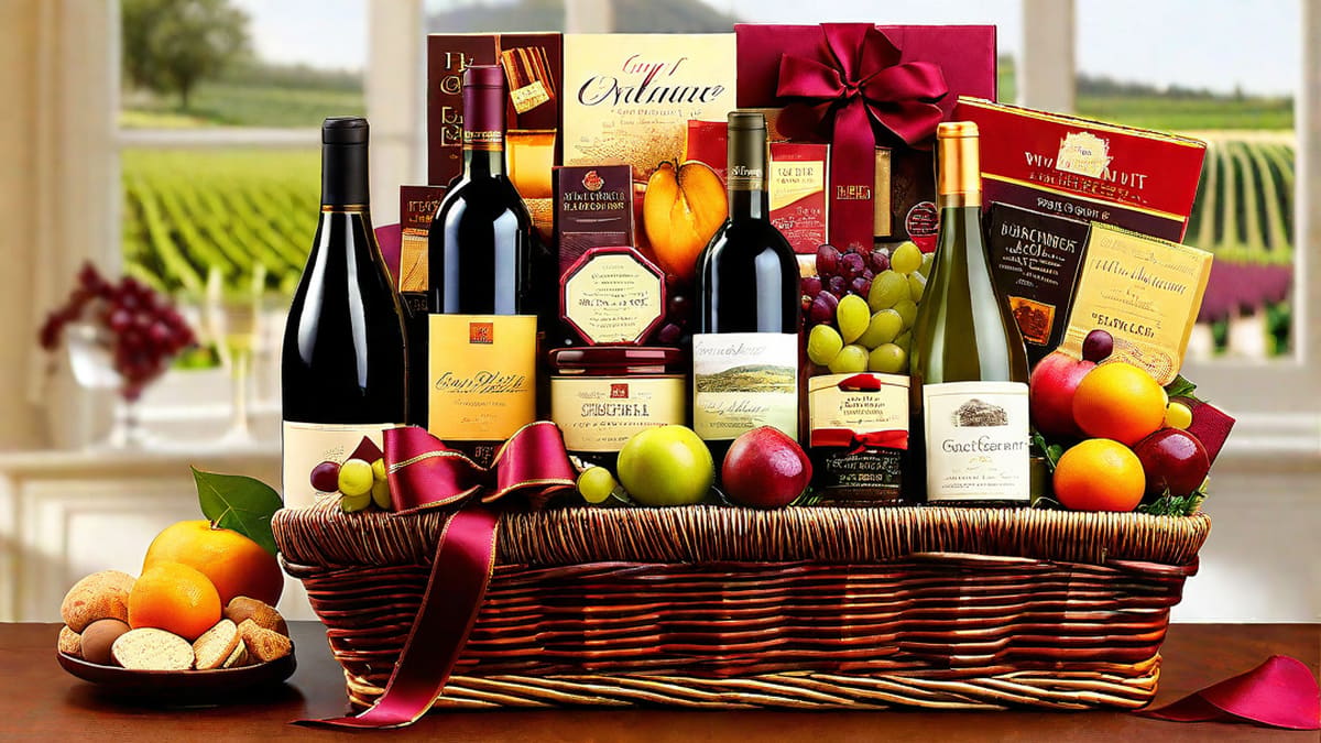 How To Make A Wine Gift Basket