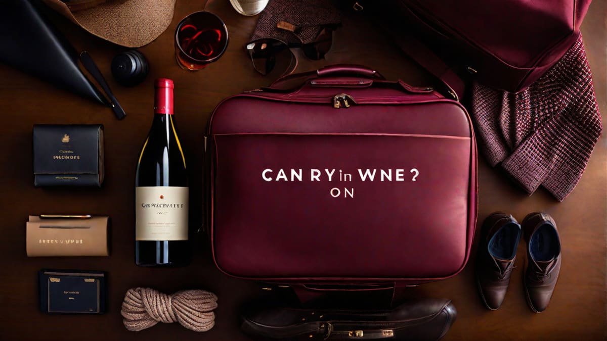 Can I Take Wine In My Carry On