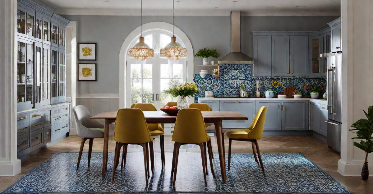 Playful Patterns: Creating Visual Interest with Colorful Tiles and Fabrics