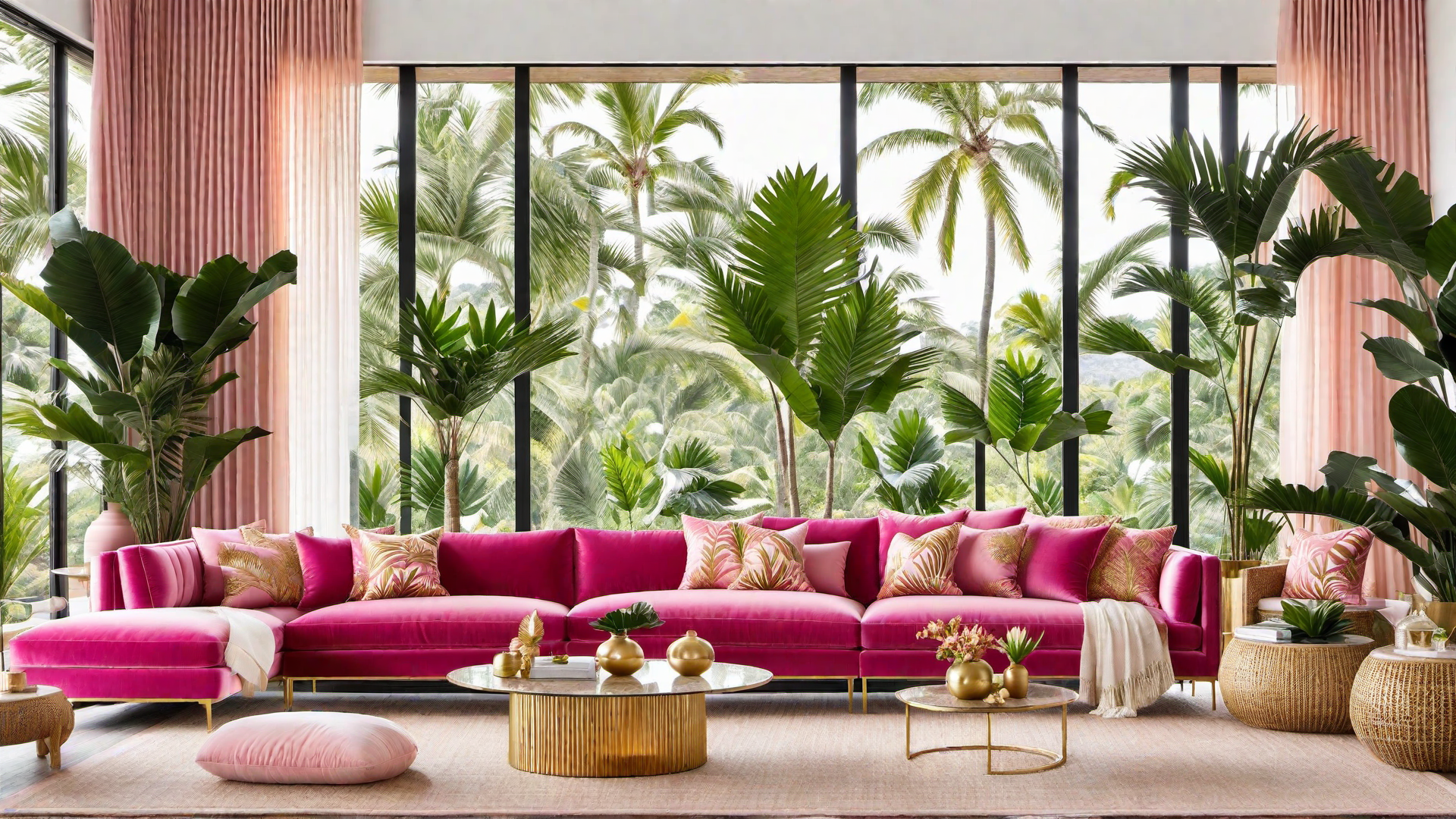 Pink Paradise: Tropical Pink Home Decor