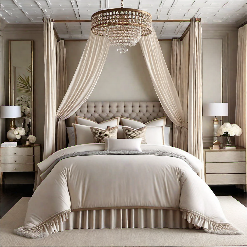 Dreamy Canopy: Romantic Bed Curtains