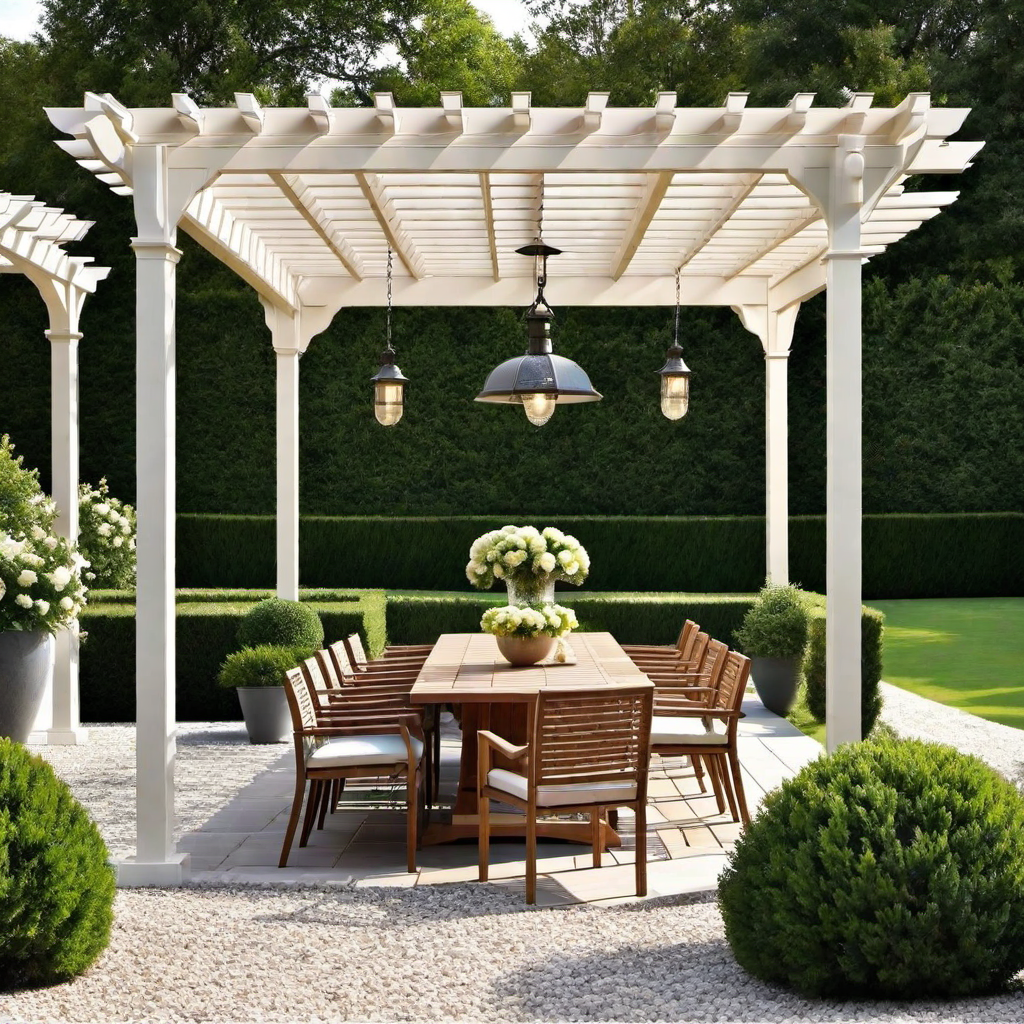 Classic Elegance: Traditional Country Pergola