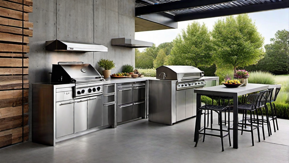 Industrial Outdoor Kitchens: Bringing the Trend to Outdoor Living Spaces