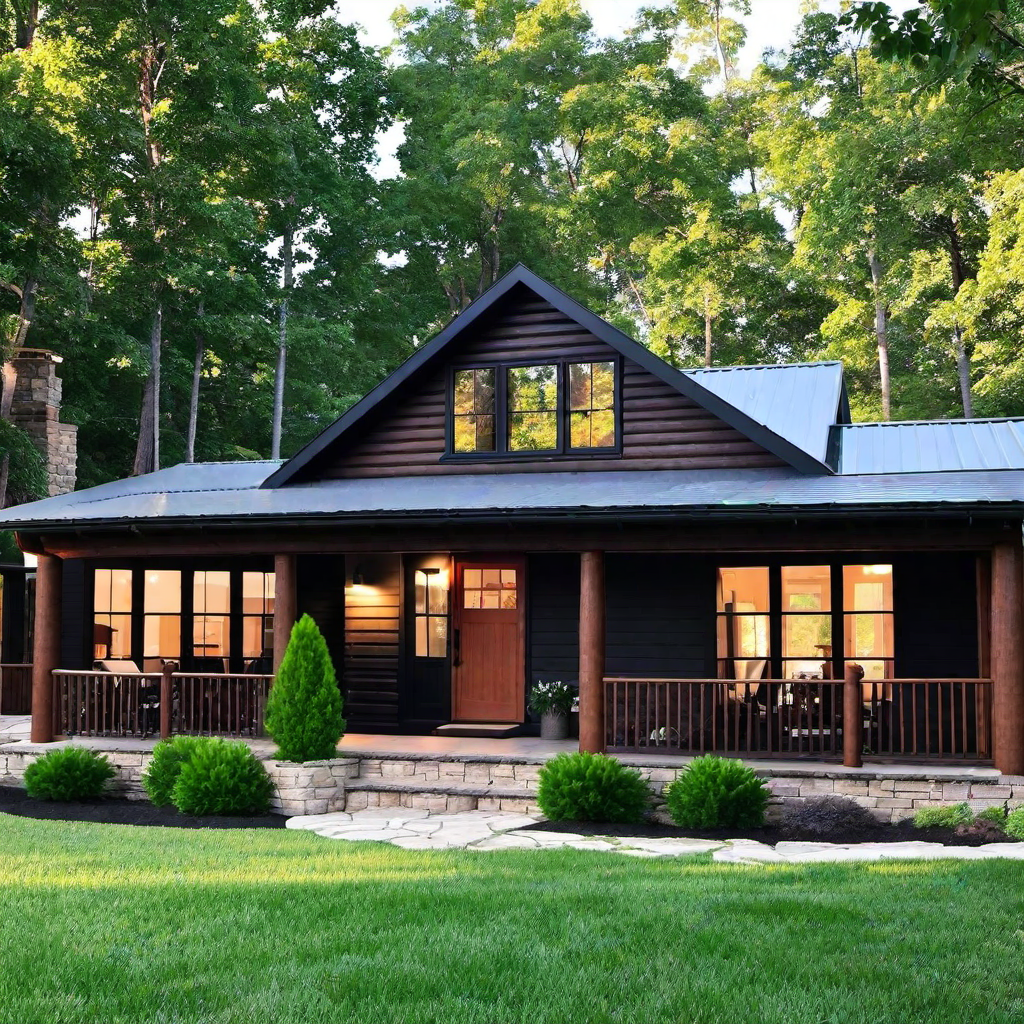 Log Cabin Exterior Makeover: Updating an Older Cabin