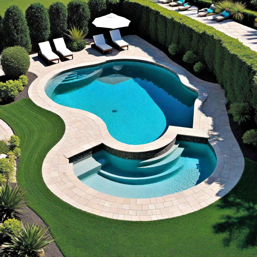 Eclectic Elegance: Pool Area Mixed Planting Ideas