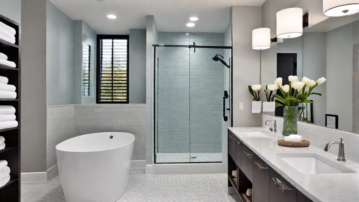 Open Concept: Merging Functionality and Style in a Small Bathroom