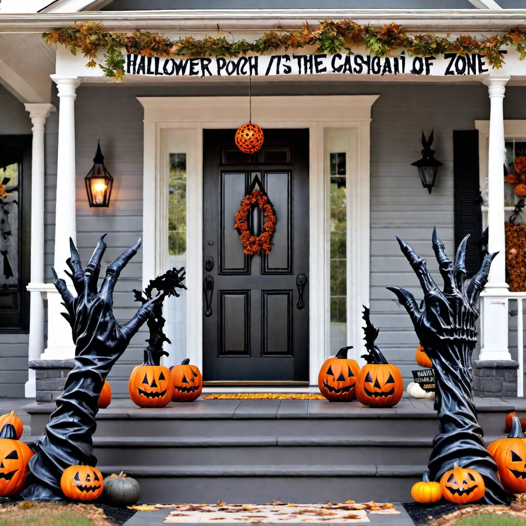 Zombie Zone: Zombie Hands and Gory Decor