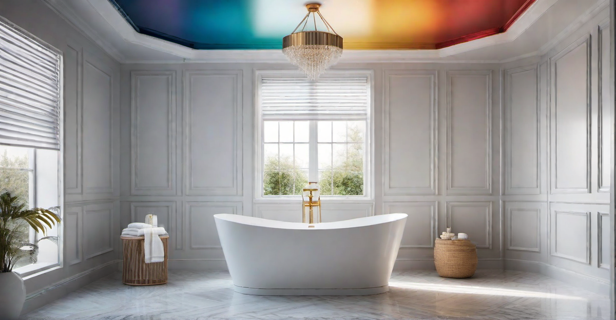 Multicolored Ceiling Designs: Making a Bright Statement