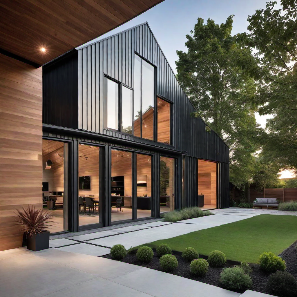 Urban Adaptation: Modern Barn Houses in the City Landscape