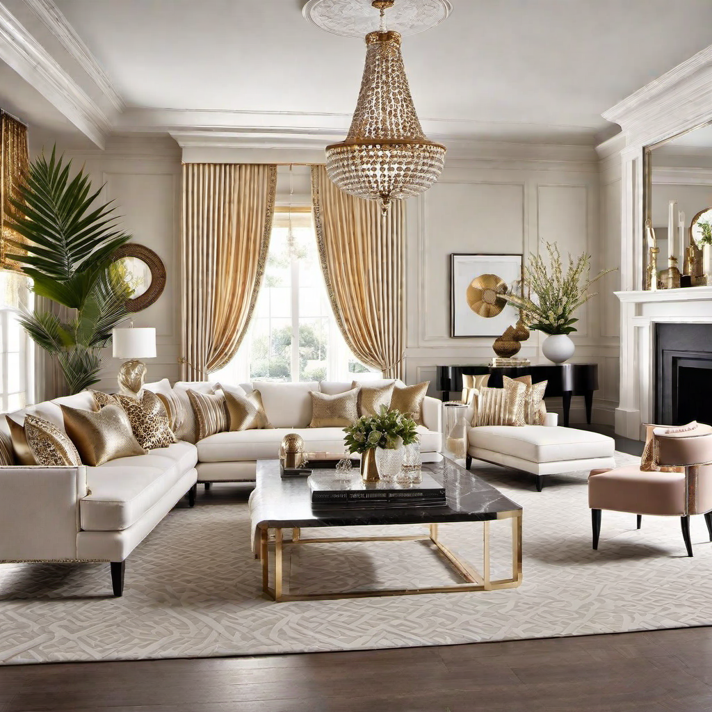 Hollywood Regency Style: Luxe Fabrics and Glamorous Accents