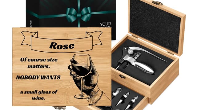 Personalized Wine Accessory Kit