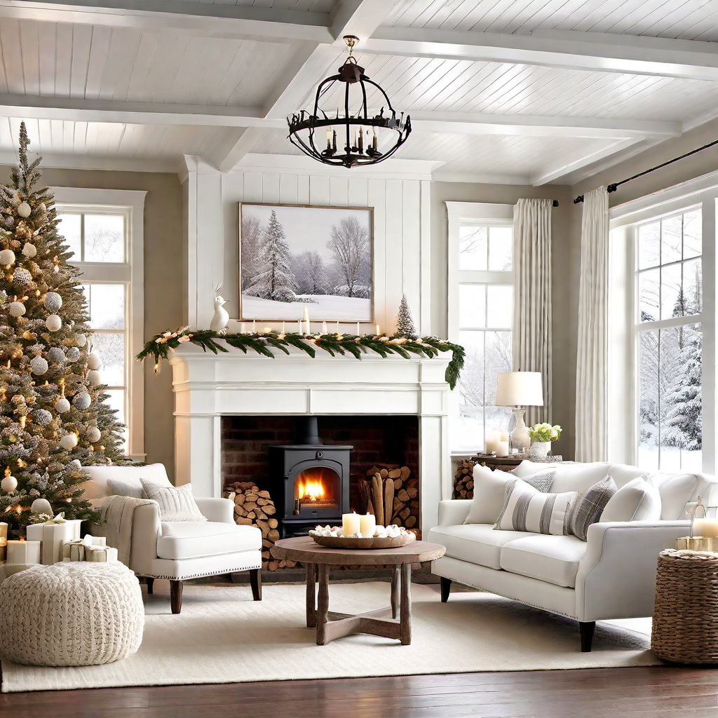 Winter Whites: Snowy Decor Accents for a Cottage Christmas