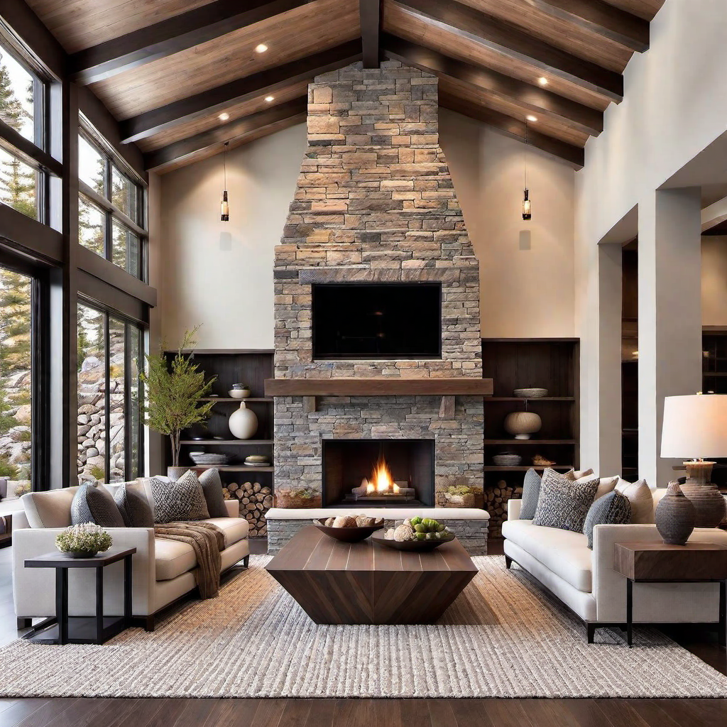 Luxurious Retreat: Modern Mountain Home Interior Design