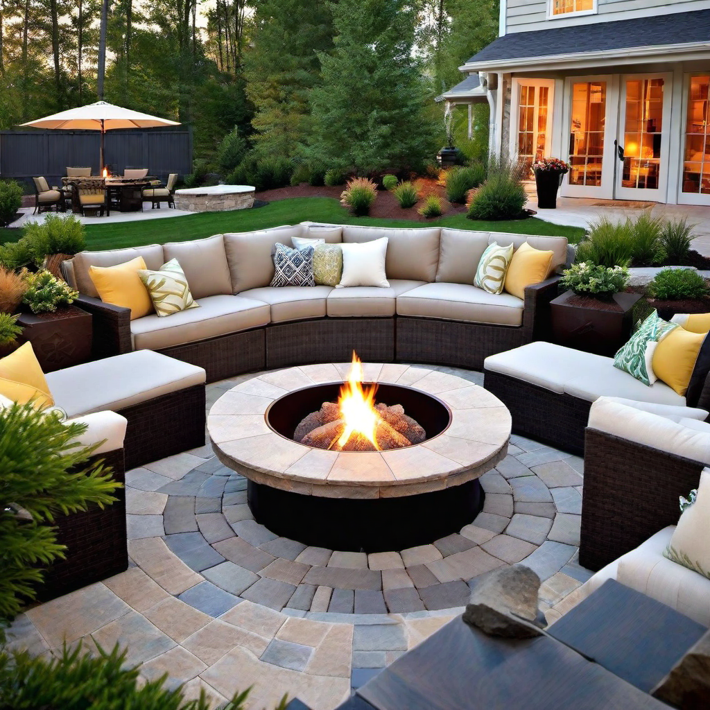 Back Patio With Fire Pit: Enhancing Patio with a Fire Feature