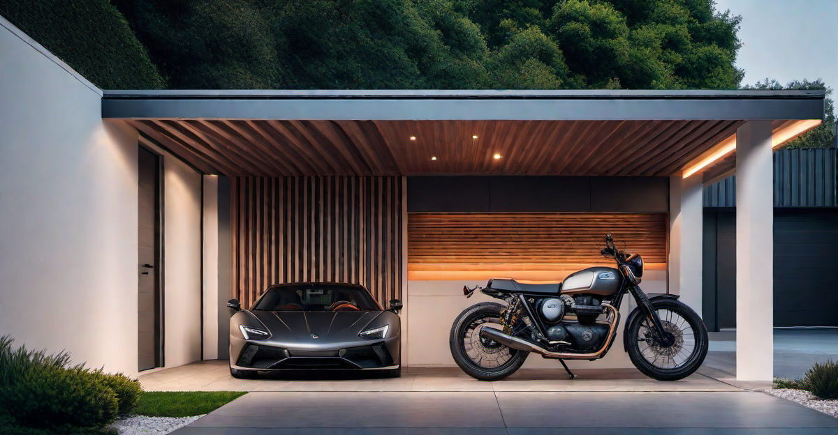 Carport with Bike Storage: Multi-Purpose Use