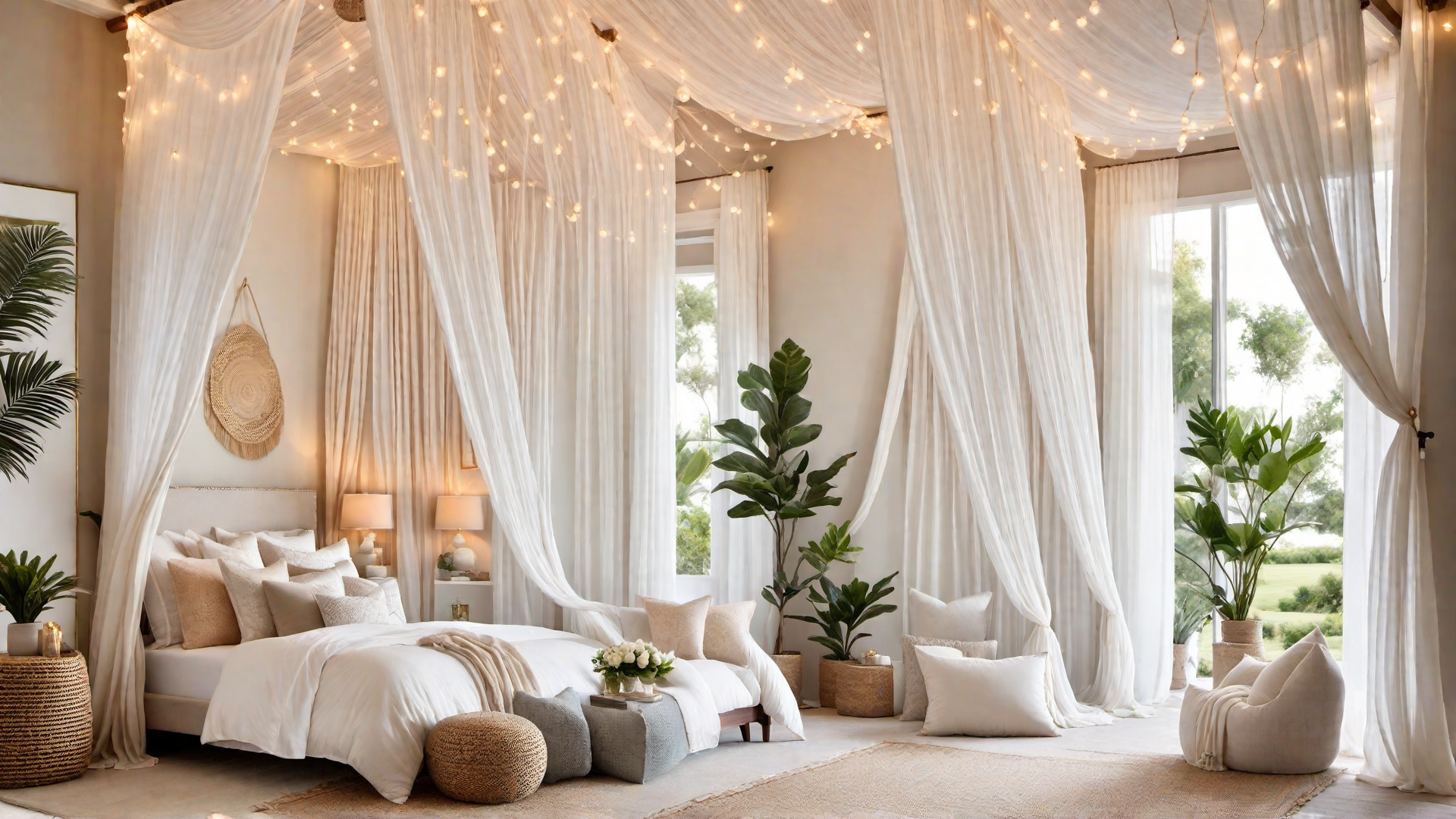 Romantic Boho: Soft Lighting and Ethereal Fabrics