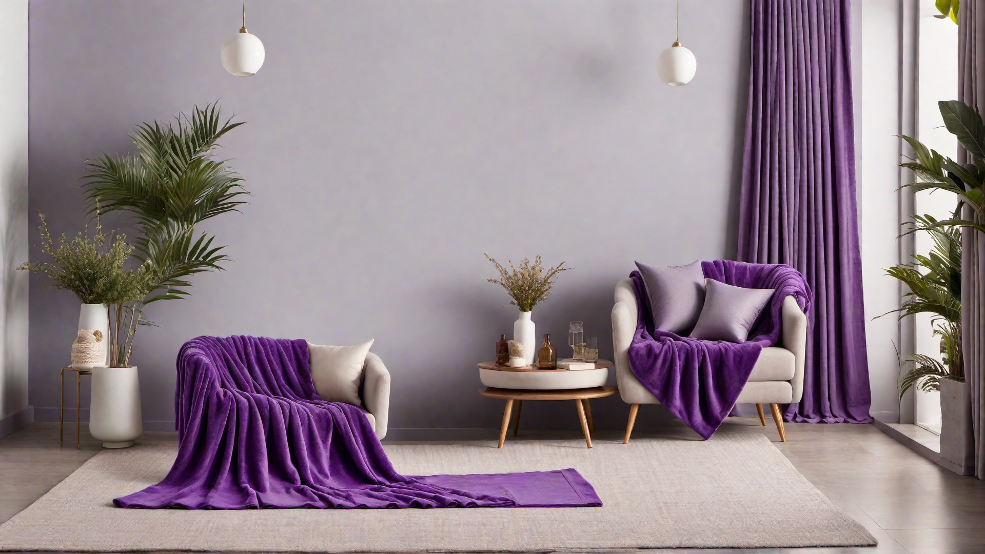 Purple Throw Blanket for Cozy Nights In