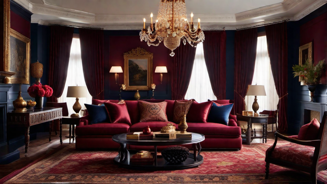 Textiles and Fabrics in Colonial Style Great Rooms