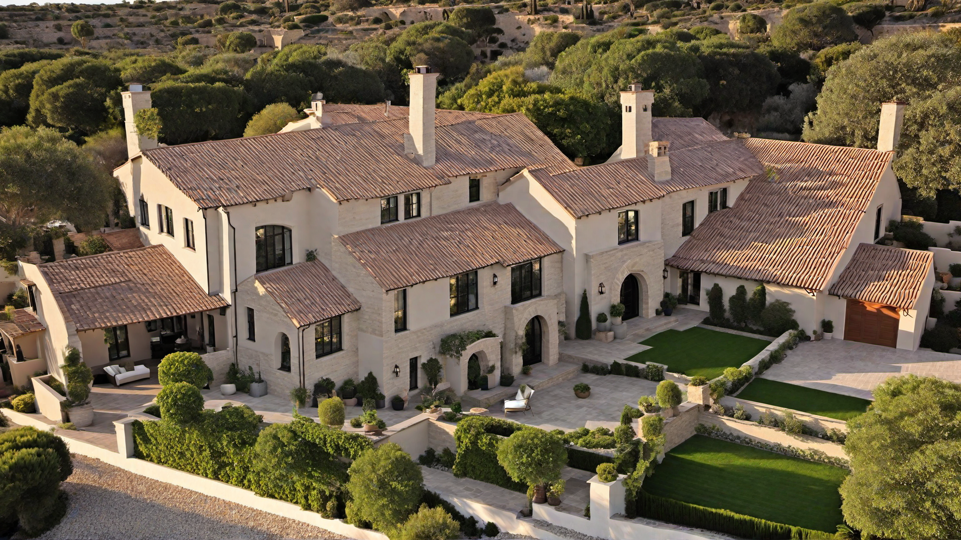 Rooftop Chimneys: Traditional Features in Mediterranean Architecture